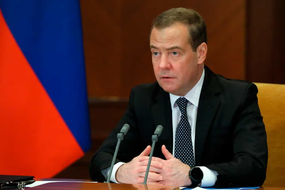 Dmitry Medvedev (Yekaterina Shtukina/AP)