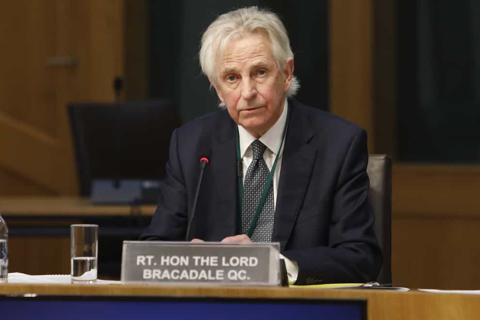 Inquiry chair Lord Bracadale is to seek undertakings to allow him to hear ‘full and frank’ evidence regarding the death of Sheku Bayoh (Andrew Cowan/Scottish Parliament/PA)