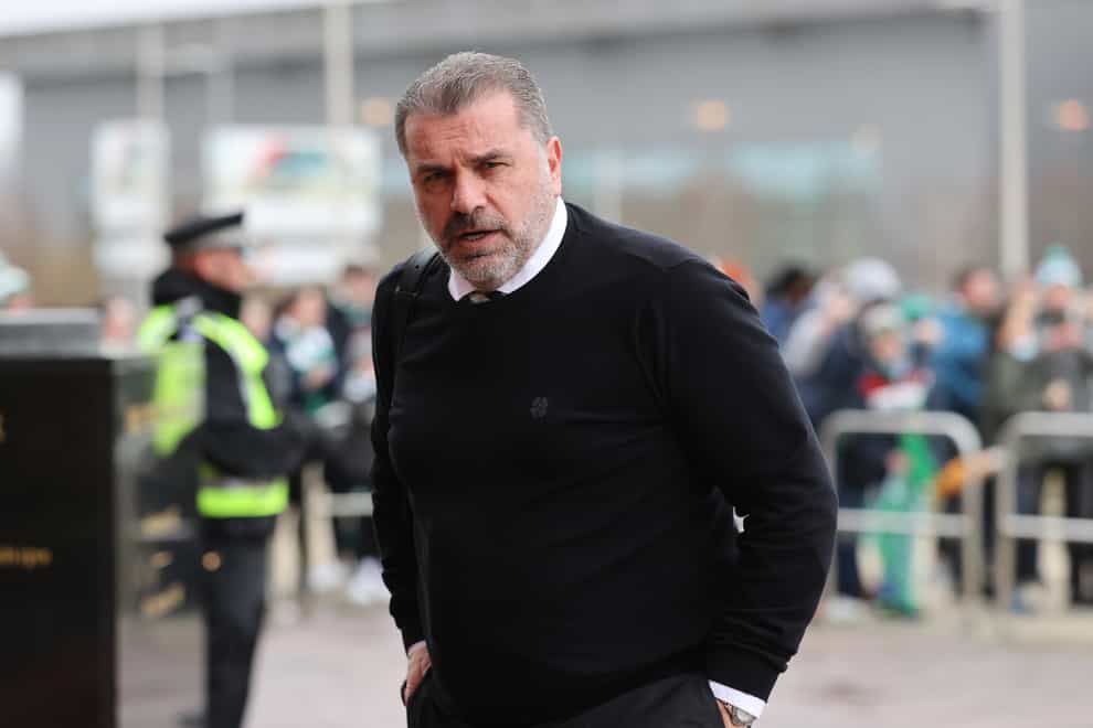 Celtic manager Ange Postecoglou will “forge ahead” through the challenges (Steve Welsh/PA)