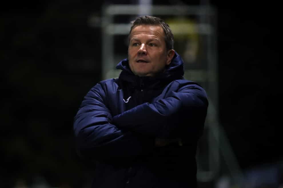 Mark Cooper was unhappy with refereeing decisions in the defeat to Bristol Rovers (Bradley Collyer/PA)