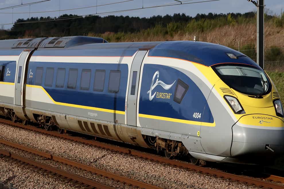 Eurostar is offering free travel to Ukrainians travelling to the UK following Russia’s invasion (Gareth Fuller/PA)