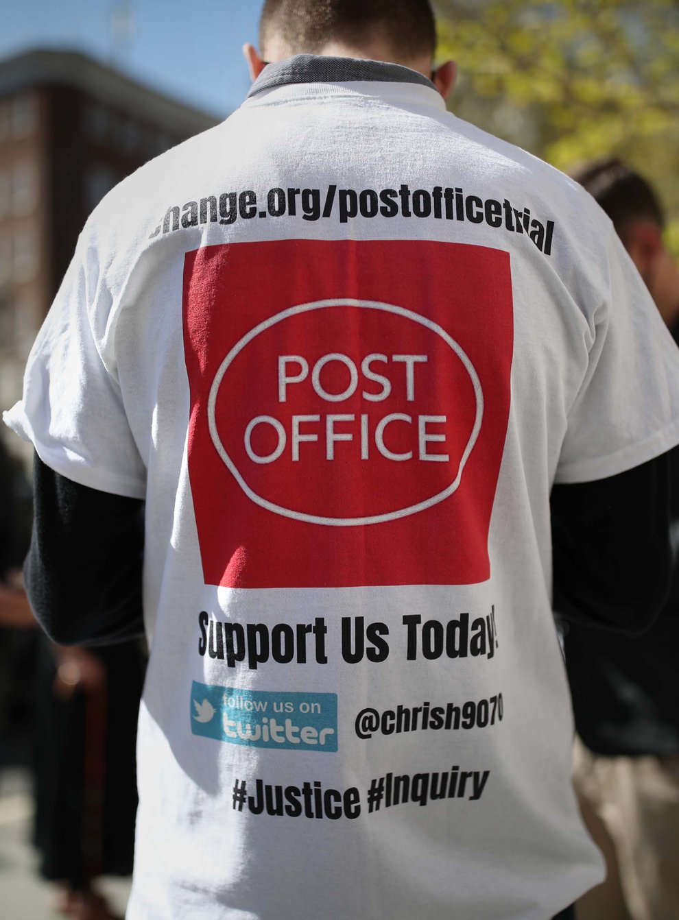 Post Office bosses who profited during the false accounting scandal linked to a flawed computer system should be forced to apologise and pay back their lucrative bonuses, according to former postmasters whose lives have been ‘ruined’ by the affair (Yui Mok/PA)