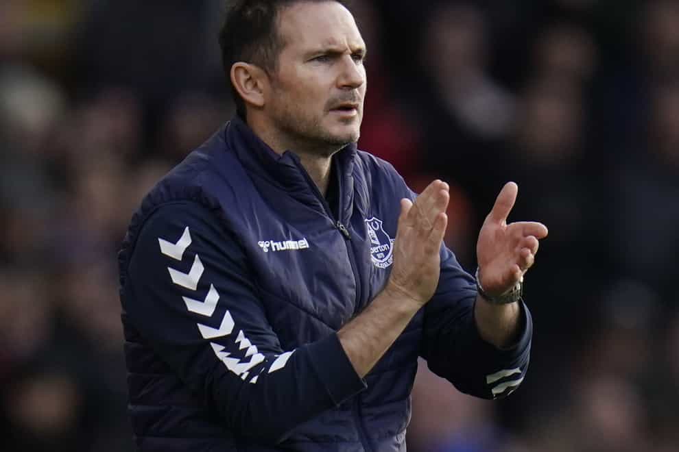 Everton manager Frank Lampard will be looking to advance to the FA Cup quarter-finals on Thursday (Andrew Matthews/PA)