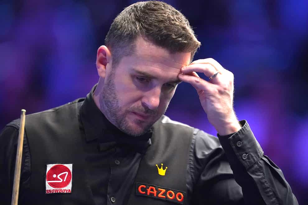 Mark Selby lost 4-3 to Liam Highfield in Newport (Adam Davy/PA)