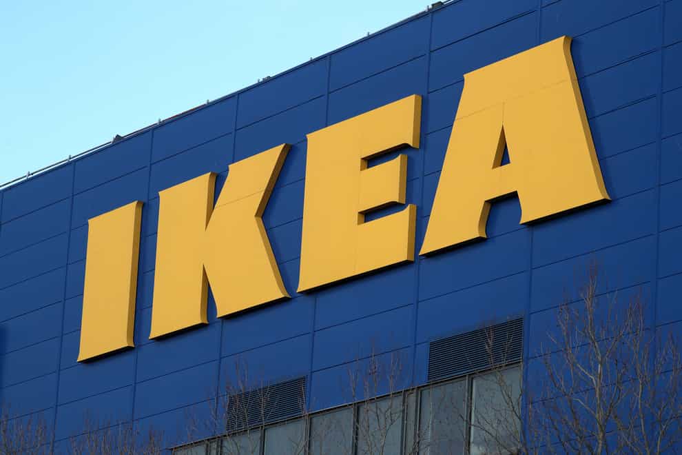 Ikea said it would also pause all export and import in and out of Russia and Belarus (Andrew Matthews/PA)