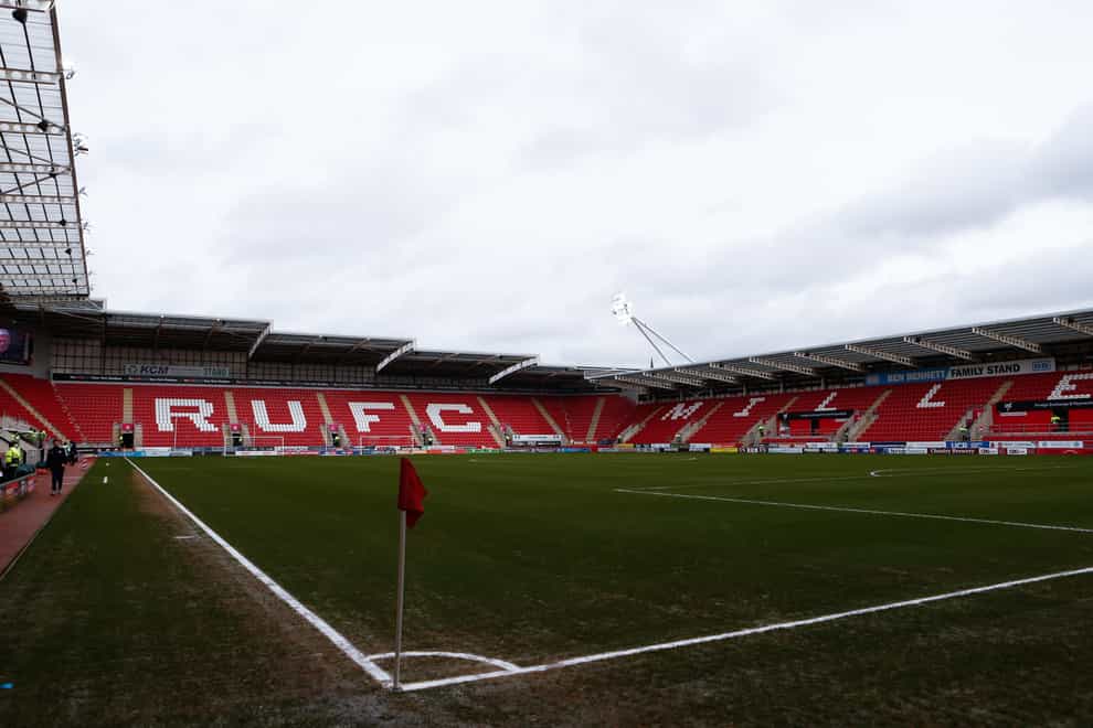 Rotherham have a fitness concern over an unnamed player (Will Matthews/PA)
