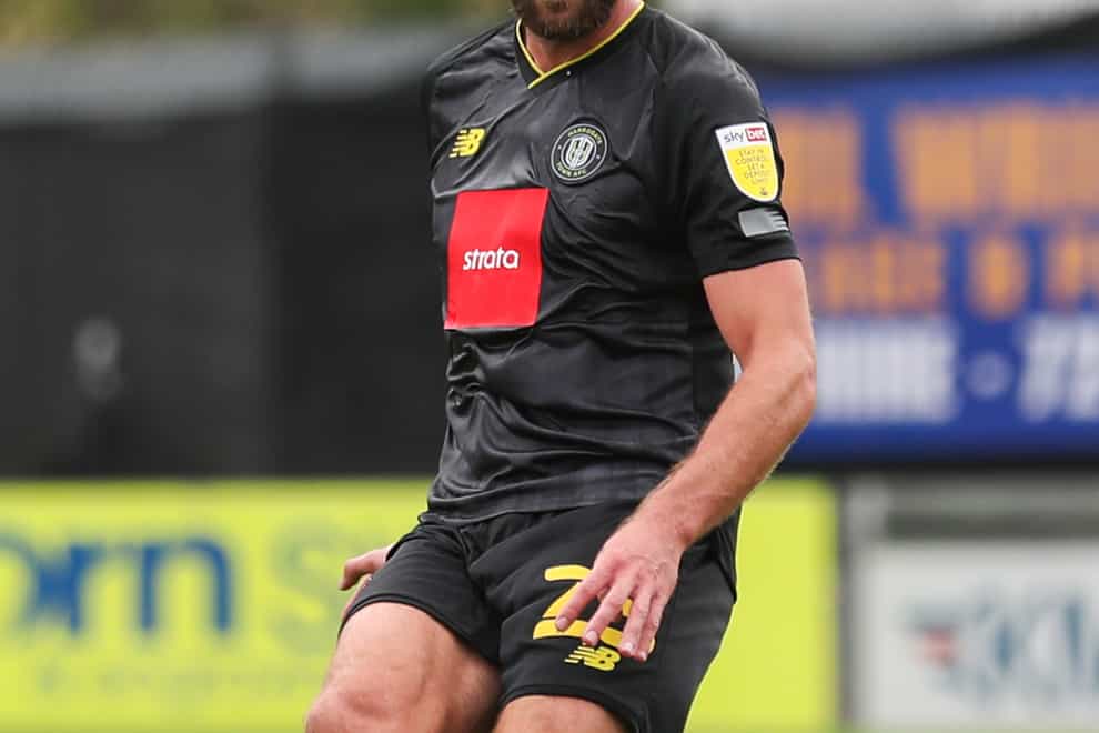 Rory McArdle is close to a return for Harrogate (Isaac Parkin/PA)