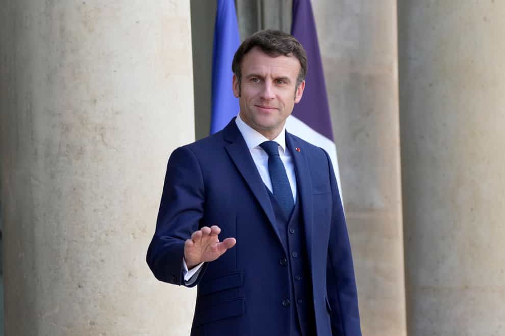 French President Emmanuel Macron (Francois Mori/AP)
