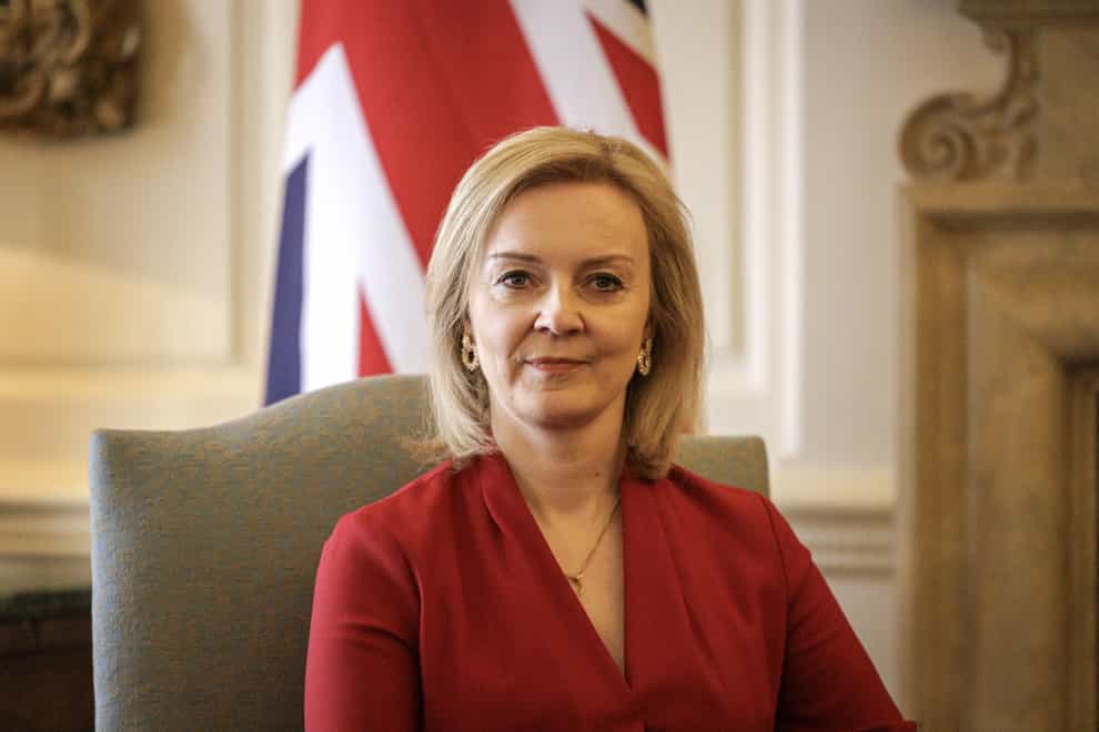Foreign Secretary Liz Truss has signed off the sanctions (Rob Pinney/PA)