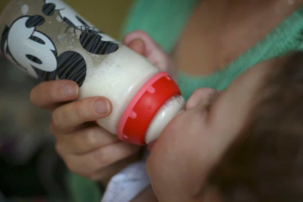 A new campaign has been launched to tackle confusion among parents over when to introduce a baby to solid foods (Philip Toscano/PA)