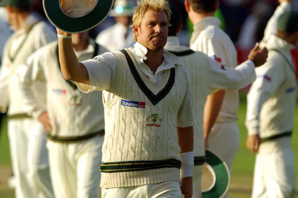 Shane Warne, Test cricket’s number two wicket-taker of all time, has died aged 52 (Rui Vieira/PA)