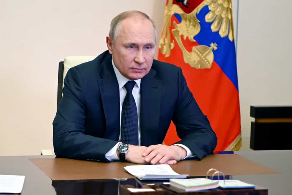 Russian President Vladimir Putin (Andrei Gorshkiov/AP)