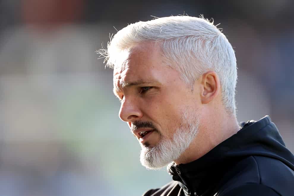Jim Goodwin is looking for his first win as Aberdeen manager (Steve Welsh/PA)