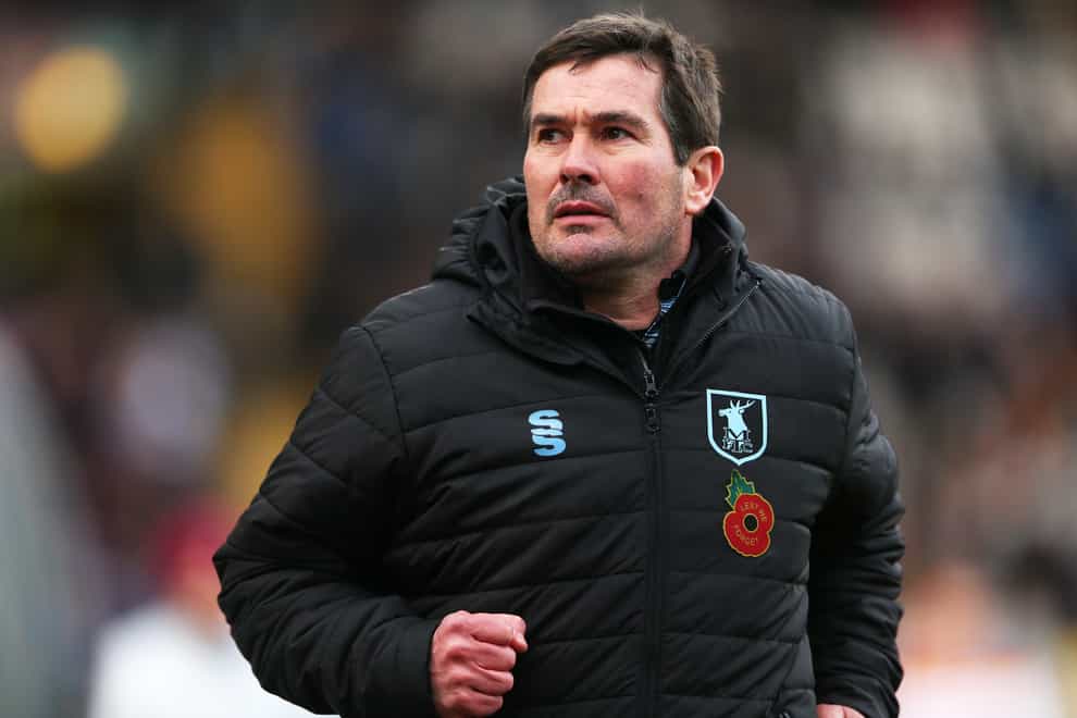 Nigel Clough’s Mansfield sit third in the table (Tim Markland/PA)
