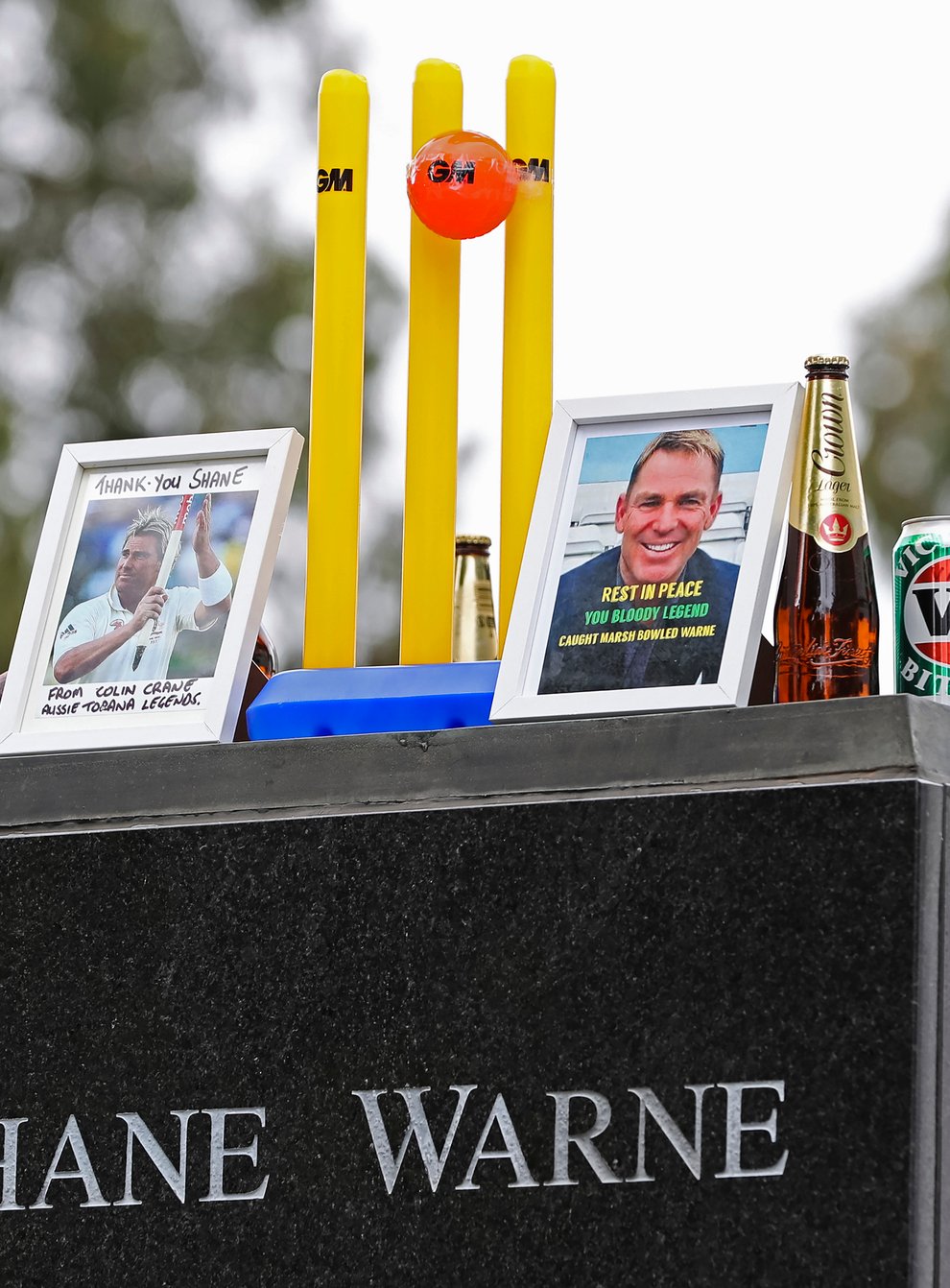 Fans across the world have paid their respects to Shane Warne (AP Photo/Asanka Brendon Ratnayake)