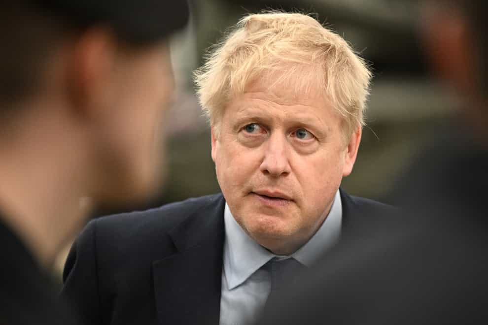 Prime Minister Boris Johnson has hailed the bravery of journalists (Leon Neal/PA)