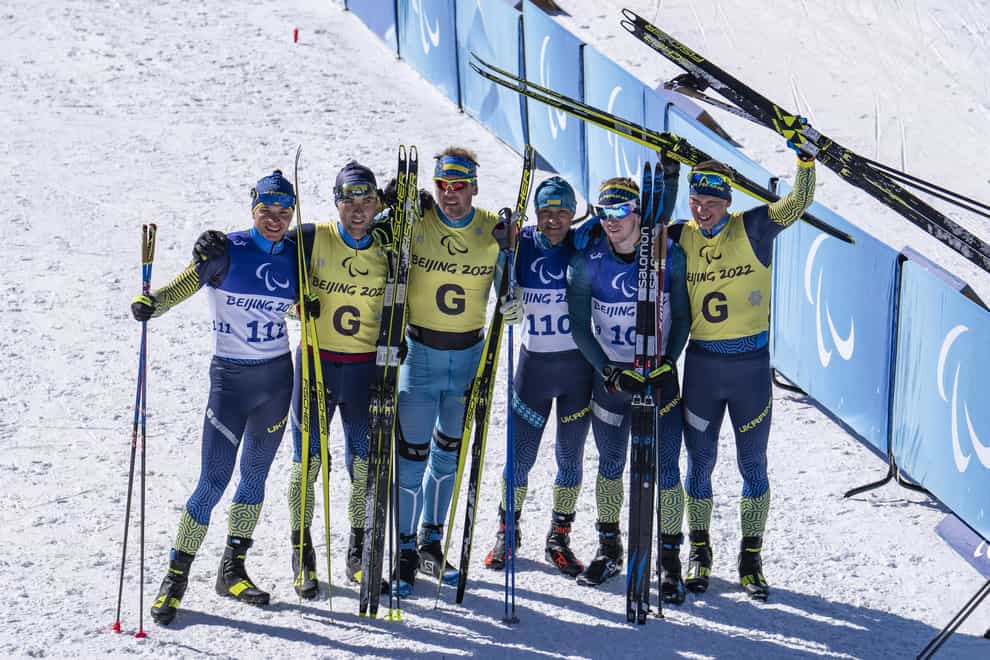Ukraine finished top of the medals table after three golds on the opening day of the Winter Paralympic Games (Thomas Lovelock for OIS)