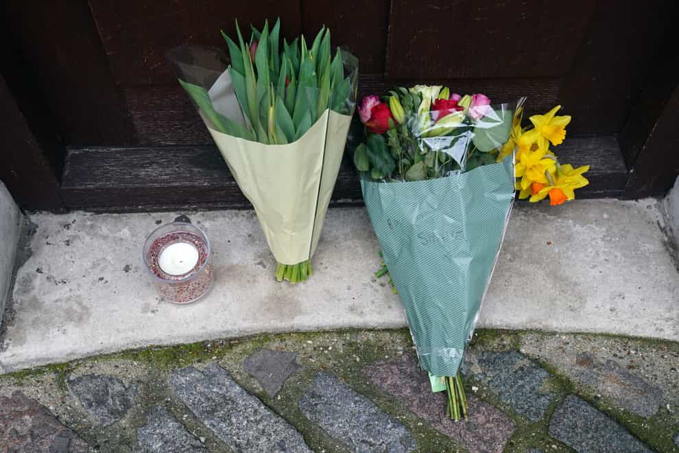 Floral tributes at Lord’s cricket ground in memory of Shane Warne, who has died at the age of 52 (John Walton/PA)