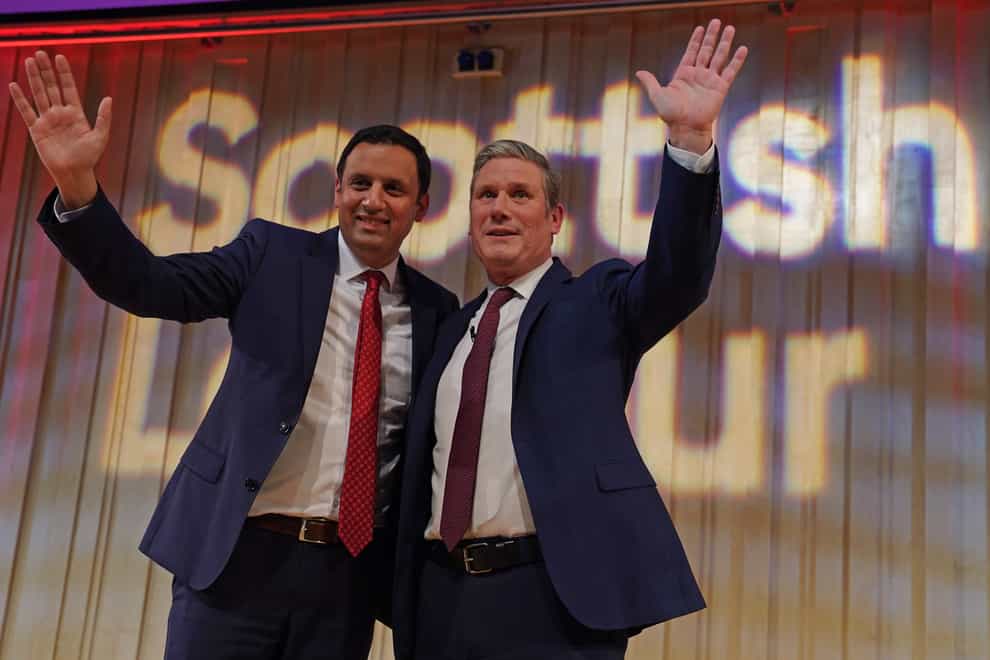 Sir Keir Starmer spoke at the Scottish Labour conference in Glasgow (Andrew Milligan/PA)