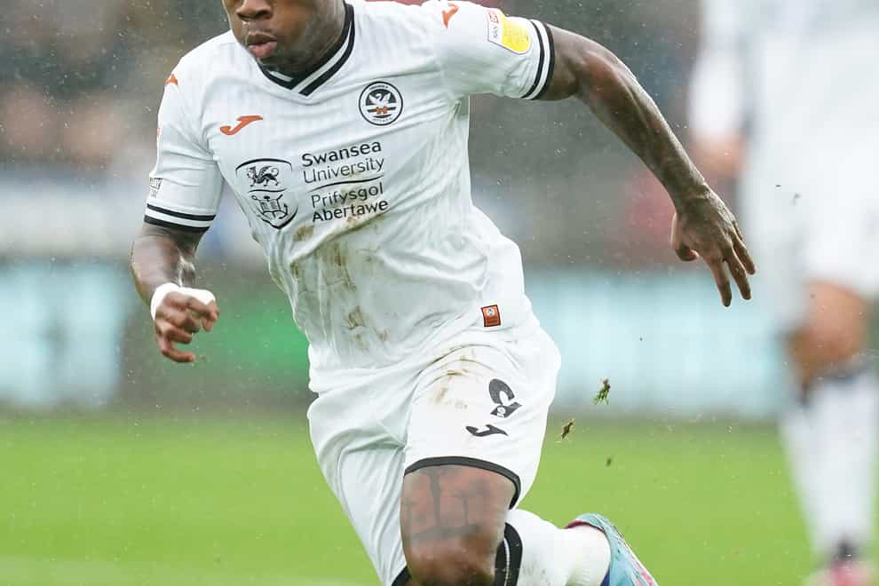 Michael Obafemi bagged a brace for Swansea (David Davies/PA)