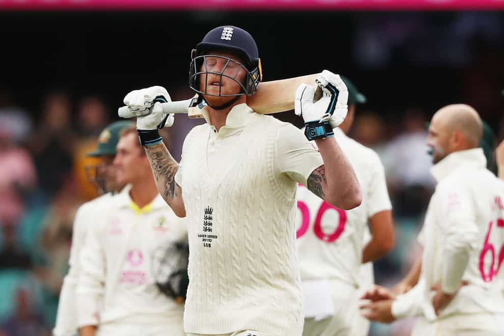 Ben Stokes admits he was not himself during the recent Ashes series (Jason O’Brien/PA)