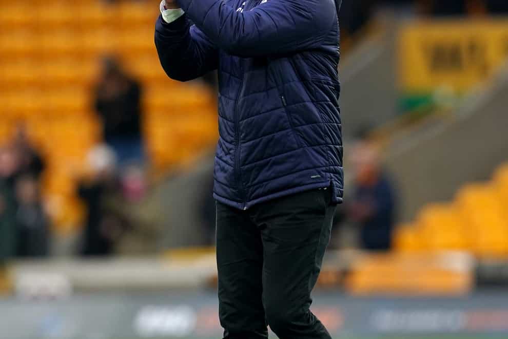 Crystal Palace manager Patrick Vieira was thrilled with his side’s performance at Wolves (Nick Potts/PA)