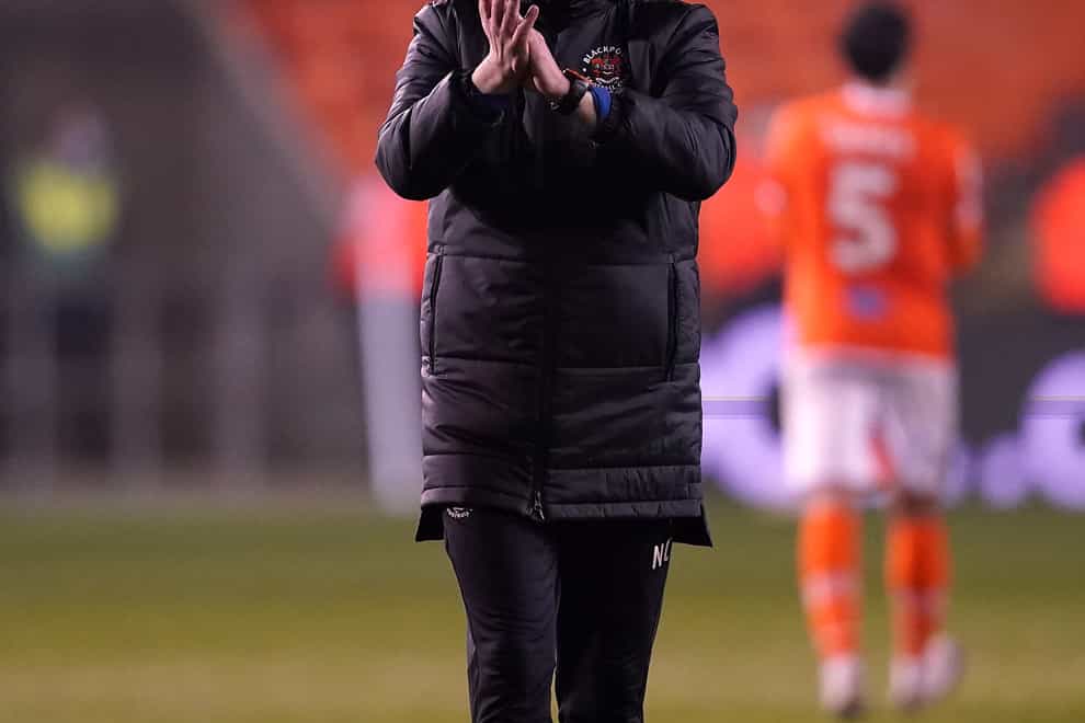 Blackpool manager Neil Critchley was delighted with his side (Martin Rickett/PA)