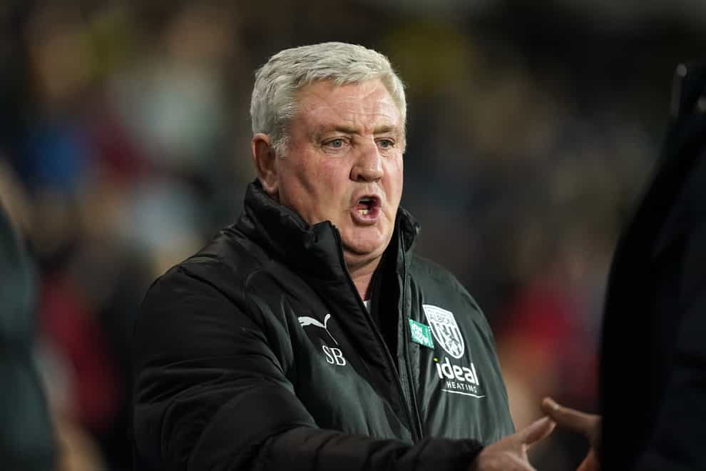 Steve Bruce’s West Brom beat Hull on Saturday (Mike Egerton/PA)