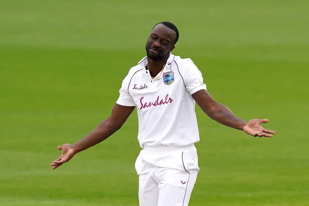 Kemar Roach was surprised to see England overlook two key men for the forthcoming Test series (Jon Super/NMC Pool)