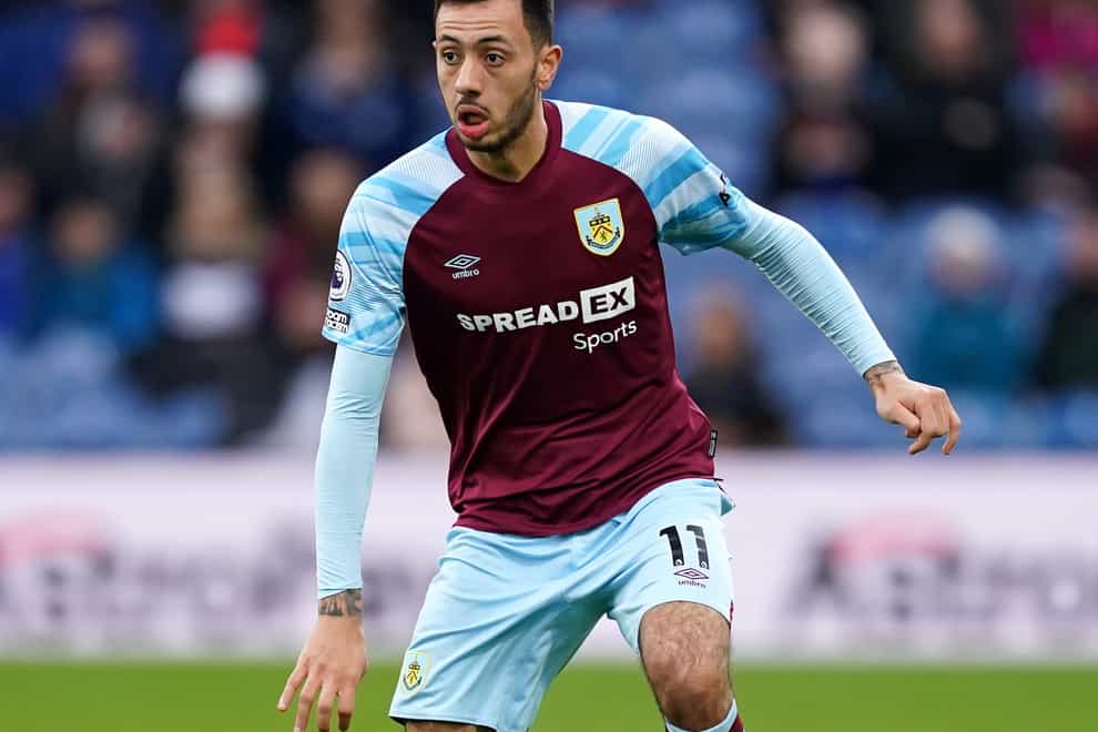 Dwight McNeil has faced criticism from sections of Burnley’s support (Martin Rickett/PA)