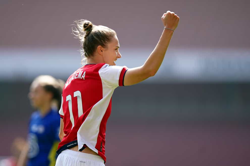 Vivianne Miedema’s WSL tally now stands at 70 goals and 30 assists (Mike Egerton/PA)