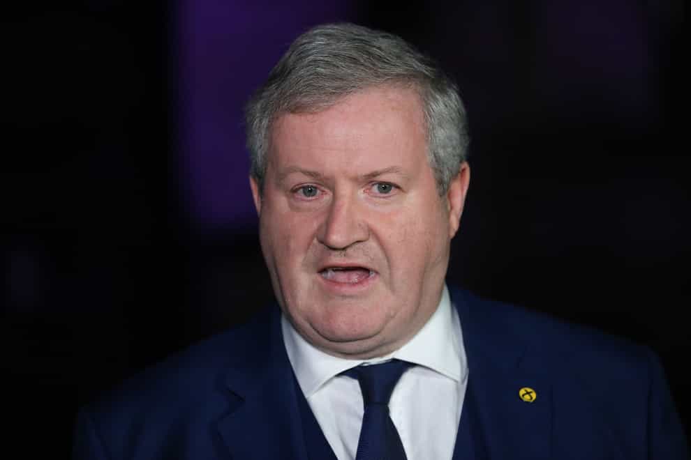 Ian Blackford backed the UK Government’s position on not enforcing a no-fly zone over Ukrainre (Isabel Infantes/PA)