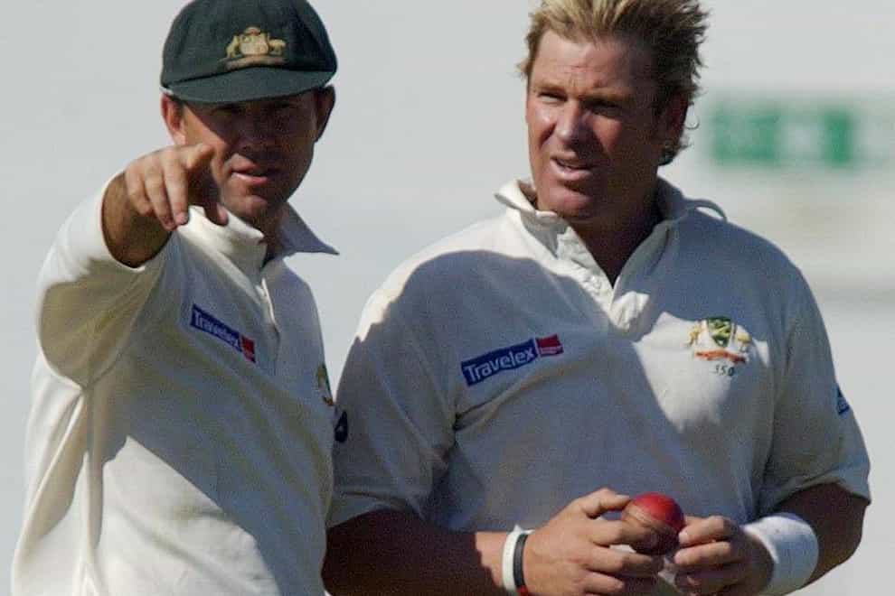 Former Australia captain Ricky Ponting (left) has vowed Shane Warne’s cricket legacy will endure (Chris Young/PA)