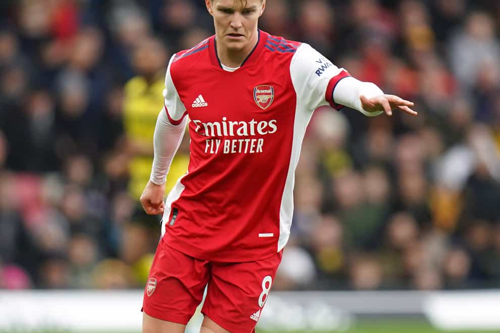 Martin Odegaard rejoined Arsenal on a permanent transfer last summer. (Adam Davy/PA)
