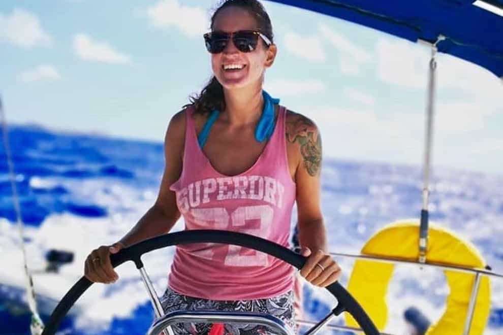 Sarm Heslop, from Southampton, who went missing from the Siren Song, a catamaran owned and operated by her American boyfriend, Ryan Bane, while off the coast of St John in the US Virgin Islands (FindSarm/PA)