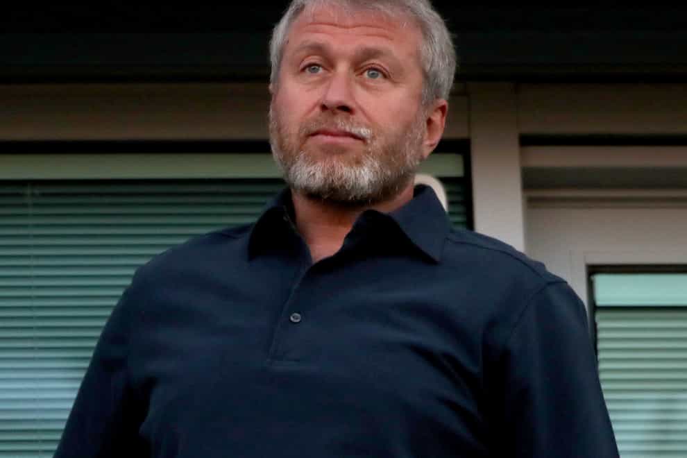 Roman Abramovich, pictured, is currently at the stage of receiving bids to buy Chelsea (Nick Potts/PA)
