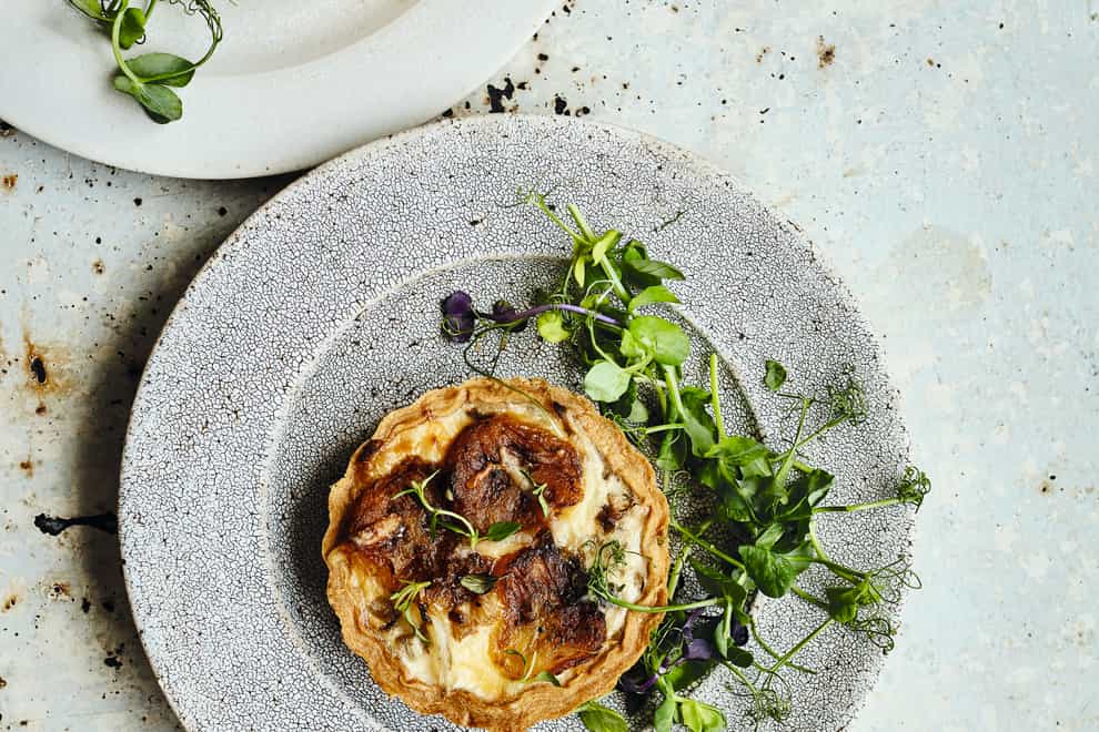 Plantain and fennel quiche from A Good Day To Bake (Laura Edwards/PA)