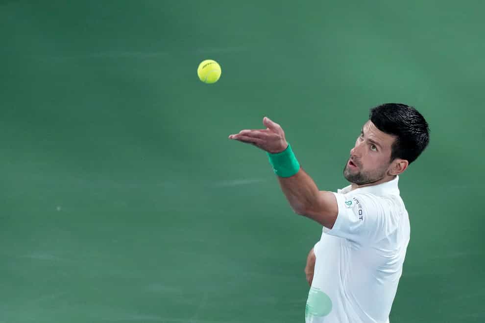 Novak Djokovic has been included in the draw for the BNP Paribas Open at Indian Wells (Ebrahim Noroozi/AP)