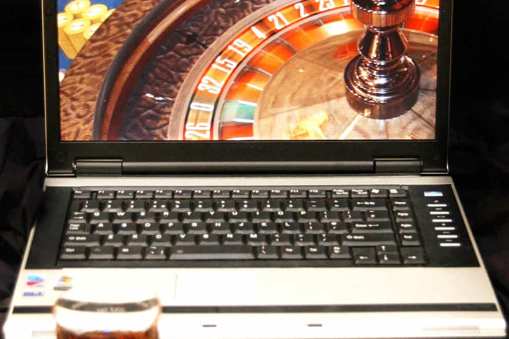 An online internet gambling site.
