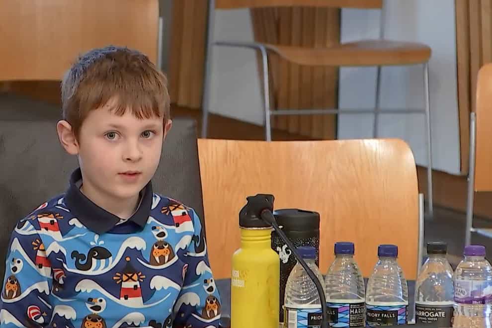 Callum Isted appears at the Public Petitions Committee (Scottish Parliament)