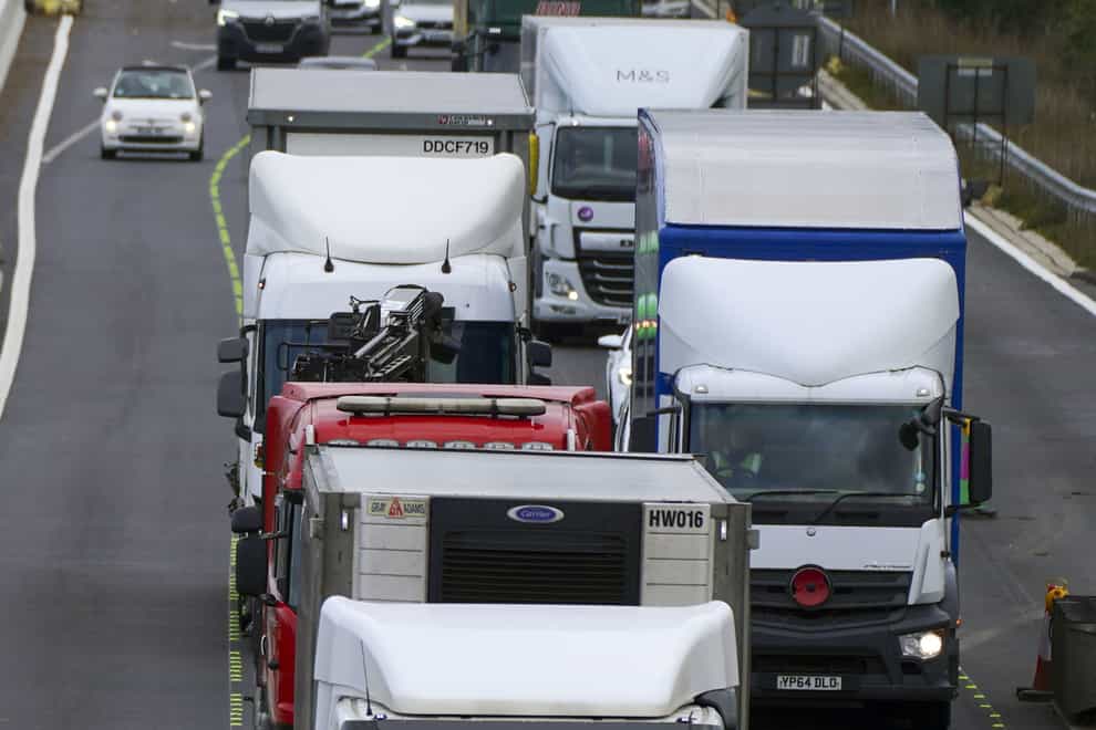 Rising fuel prices are putting strain on the haulage industry, a Stormont committee has been told (Steve Parsons/PA)