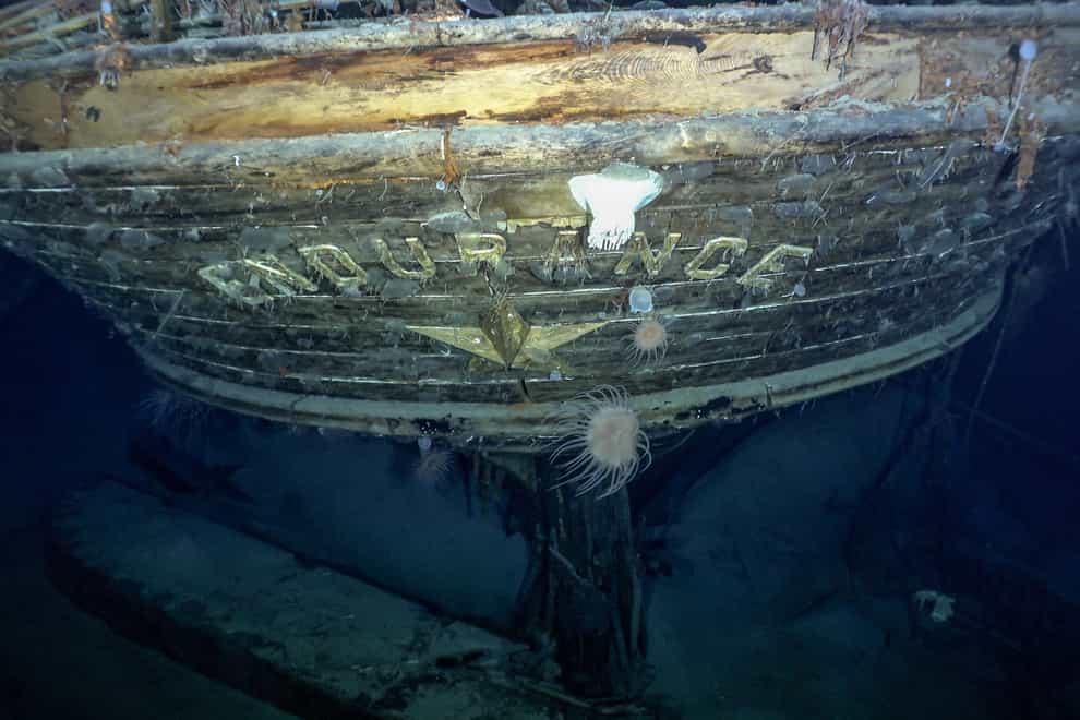 Endurance has been discovered days before the mission to find it was due to end (Falklands Maritime Heritage Trust/National Geographic/PA)