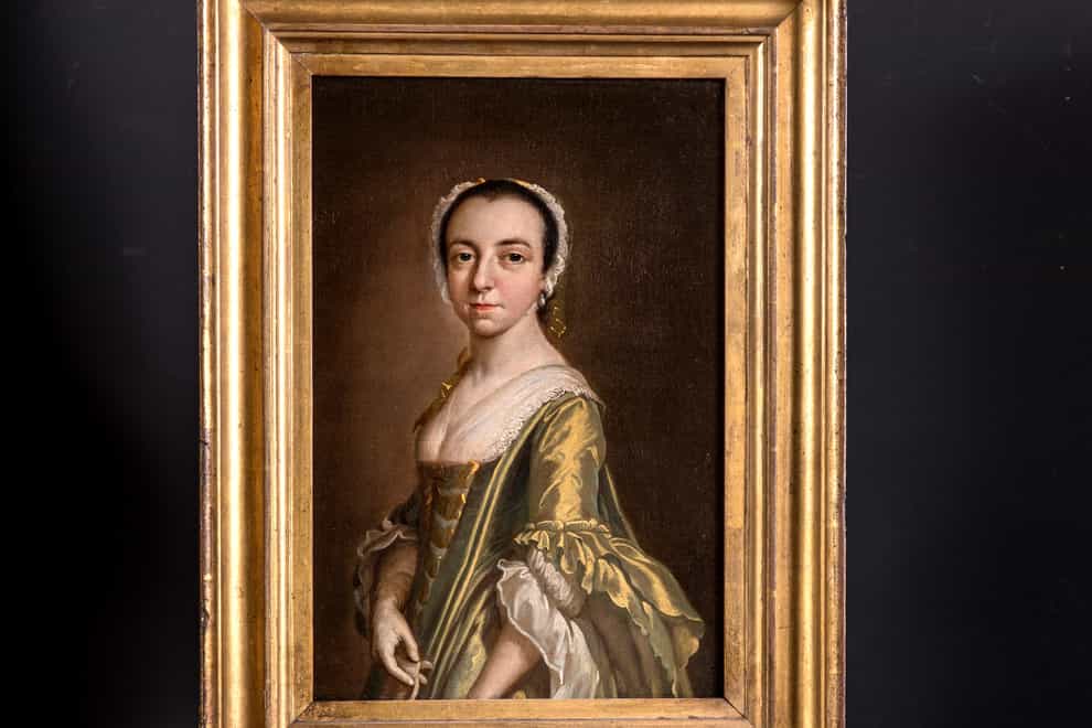 A portrait of a woman, which is one of the earliest known works by the artist Thomas Gainsborough, is to be sold at auction with an estimate of £30,000 to £50,000 (Cheffins/ PA)