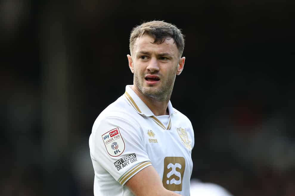 Port Vale defender James Gibbons has been ruled out for at least three weeks (Isaac Parkin/PA)