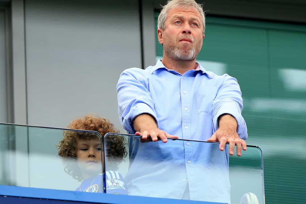 Roman Abramovich has been sanctioned (Mike Egerton/PA)