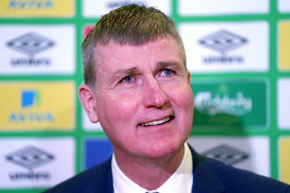 Republic of Ireland manager Stephen Kenny speaking after signing a new contract until Euro 2024 (Brian Lawless/PA)