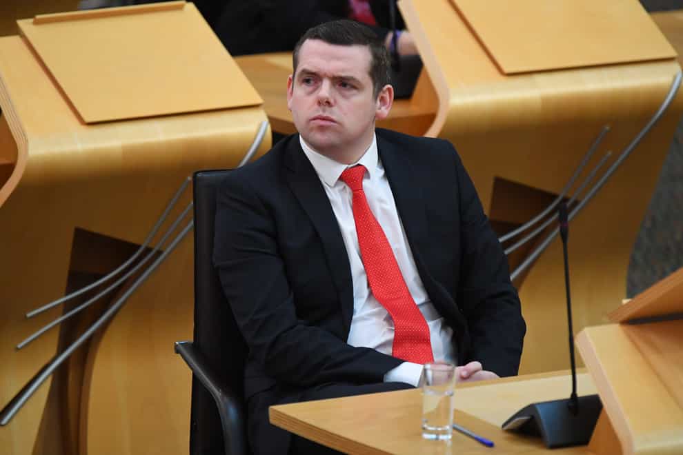 Douglas Ross has withdrawn his letter calling for the Prime Minister to quit (Andy Buchanan/PA)