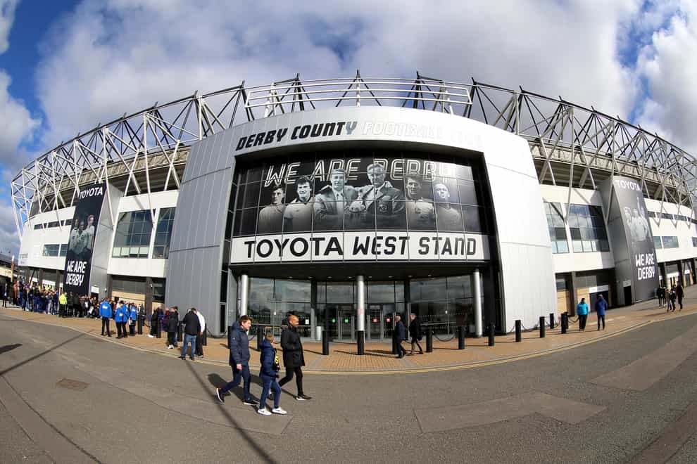 Derby’s administrators say they are still in talks with potential buyers (Nigel French/PA)