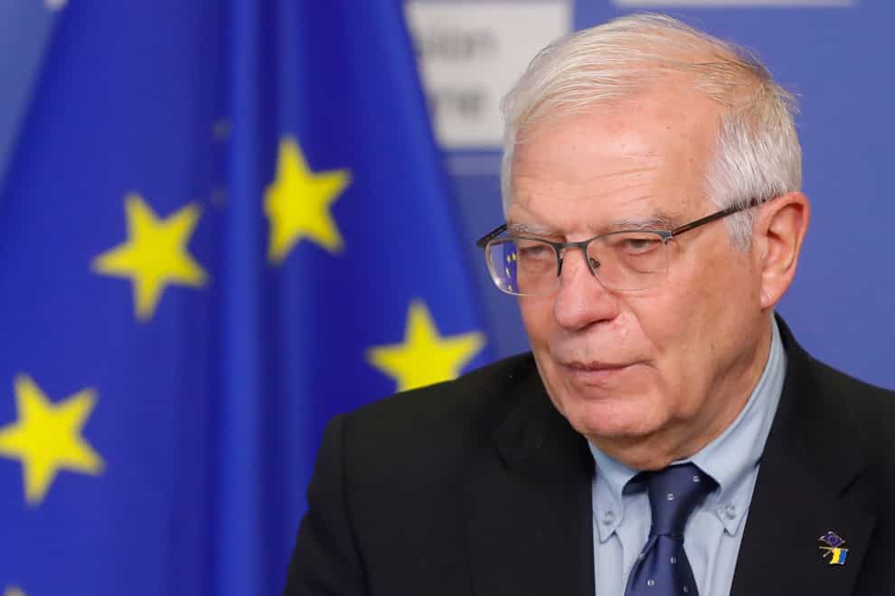 European Union foreign policy chief Josep Borrell (Stephanie Lecocq, Pool Photo via AP)