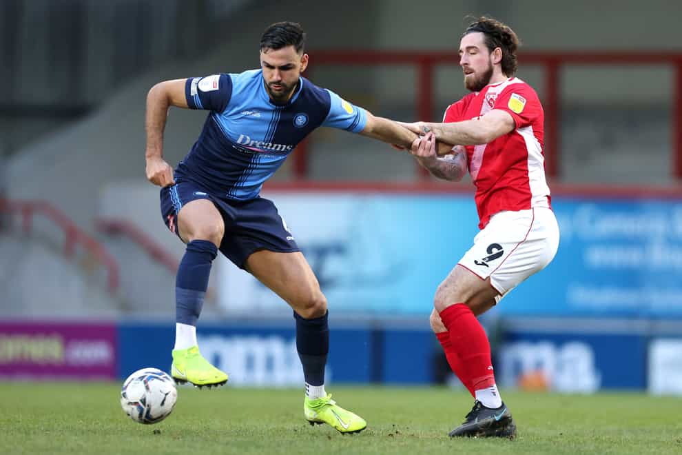 Wycombe will assess the fitness of defender Ryan Tafazolli (left) ahead of the visit of Rotherham (Richard Sellers/PA)